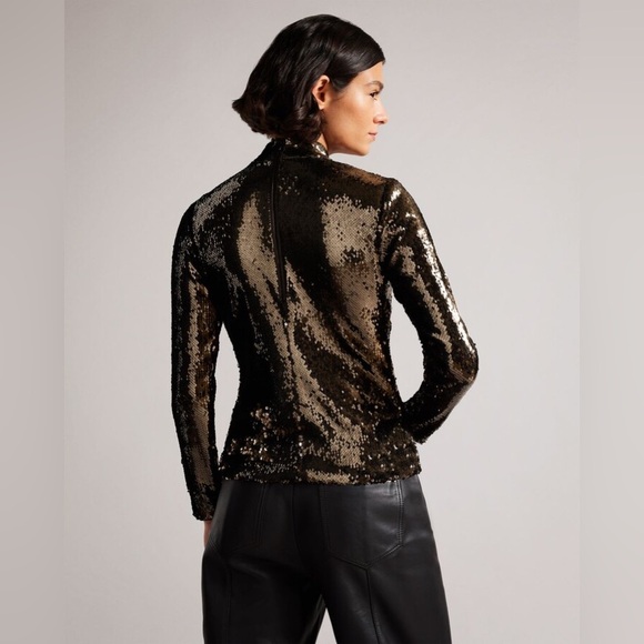Ted Baker ~ Lovato Sequins Top - Picture 7 of 12